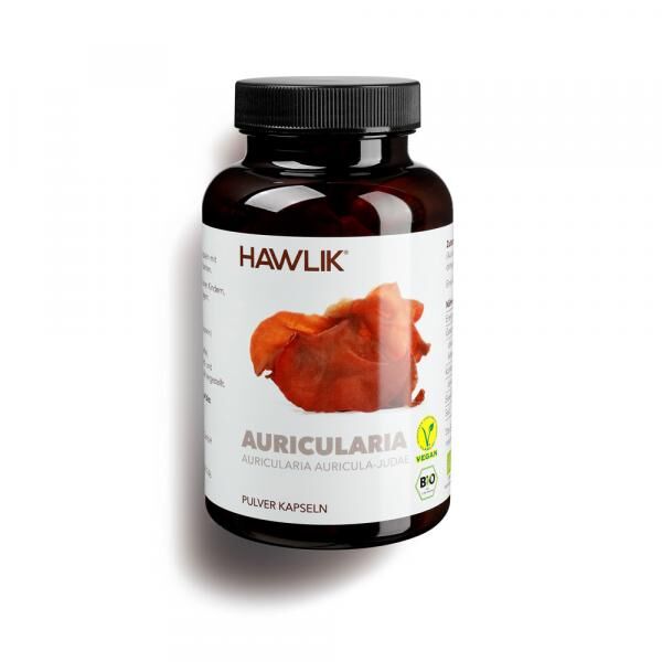 Original Hawlik Auricularia Bio Pulverkapseln 120 Stück