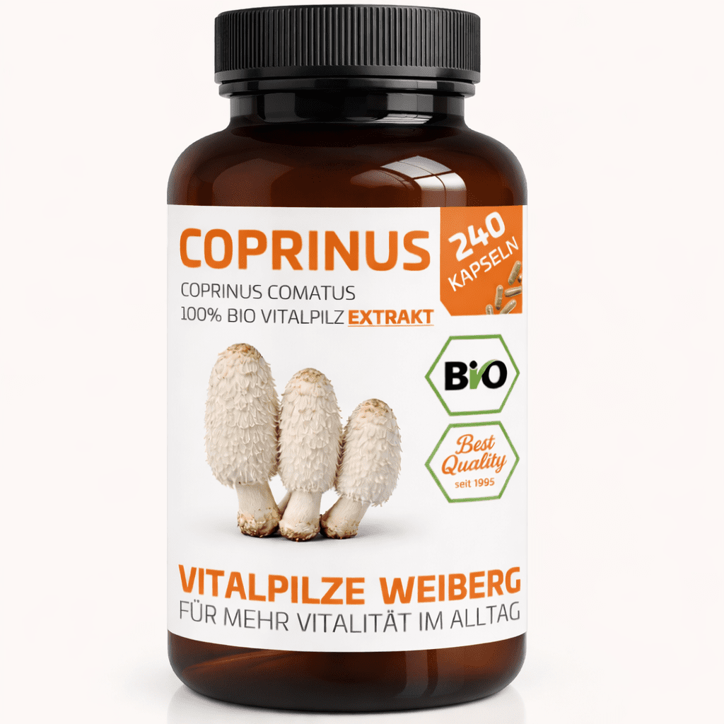 Original Weiberg, Bio Coprinus Extrakt, 240 Kapseln