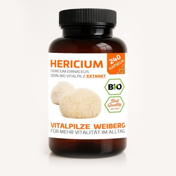 Original Weiberg, Hericium Bio Extrakt, 240 Kapseln