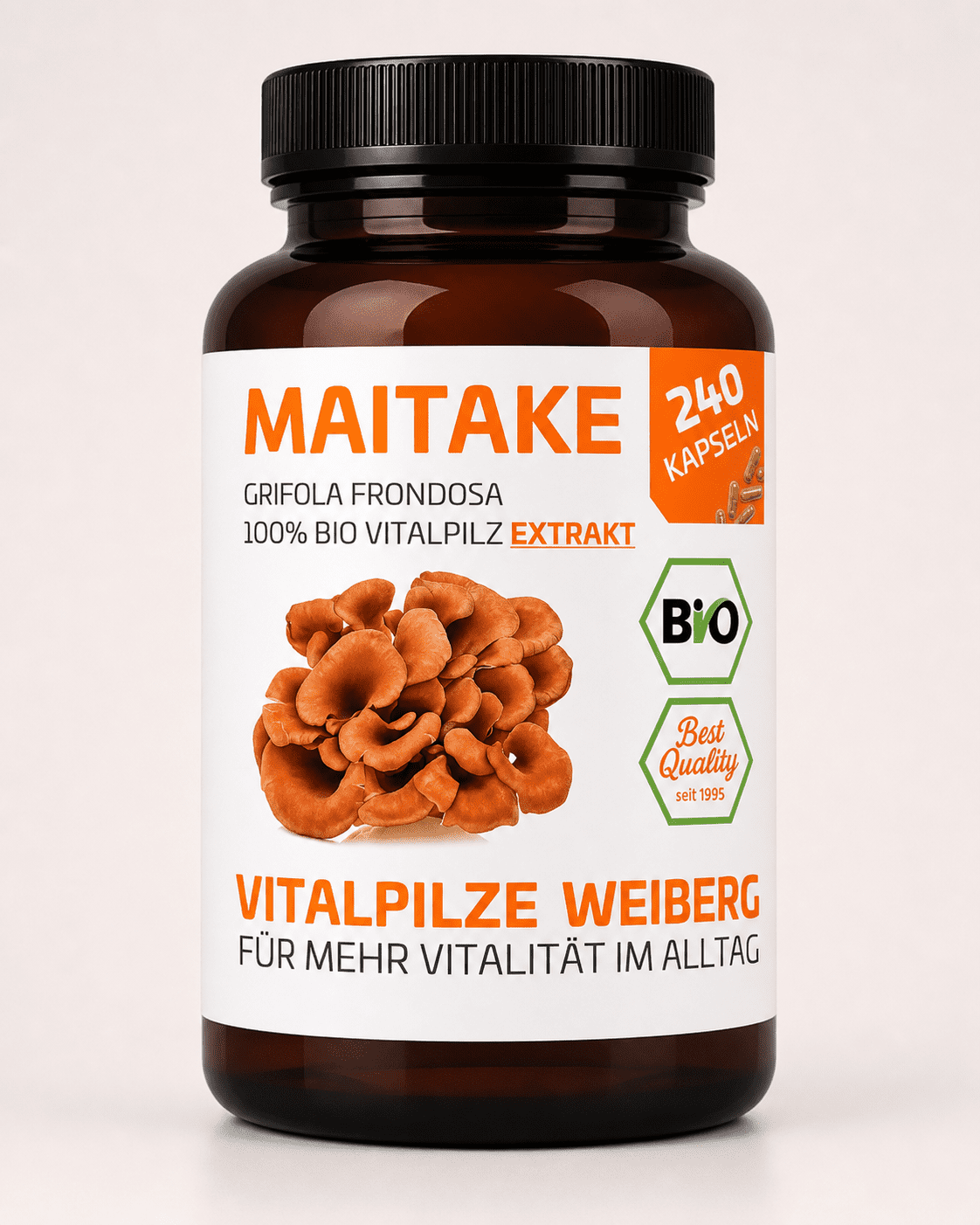 Bio Maitake Extrakt, 240 Kapseln Original Weiberg