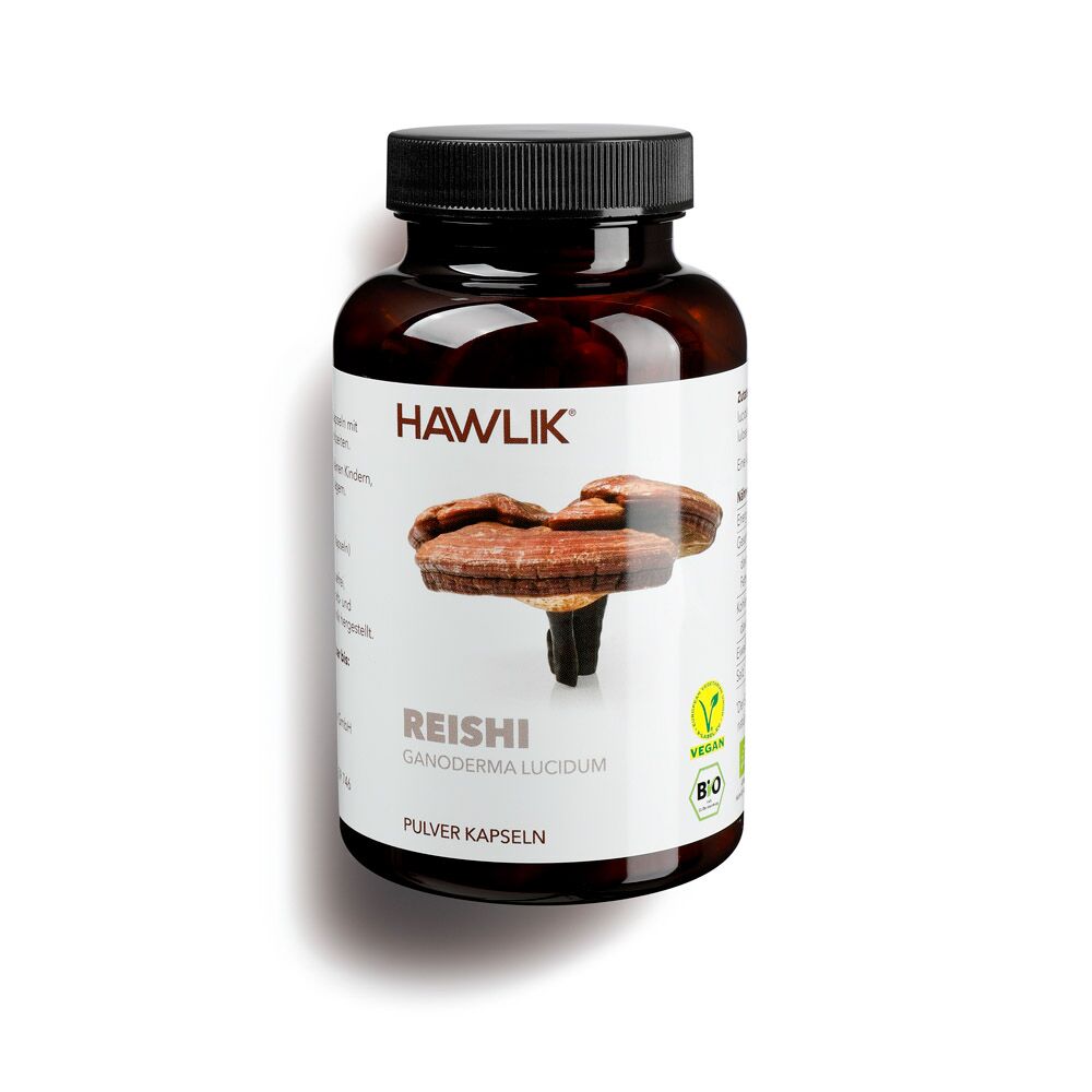 Original Hawlik Reishi Bio Pulverkapseln, 120 Stück