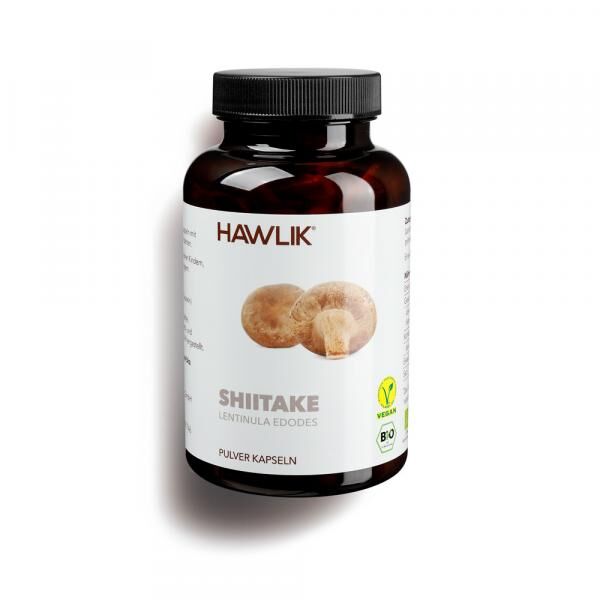 Original Hawlik Siitake Bio Pulverkapseln 120 Stück